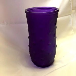 Pretty purple glass vase